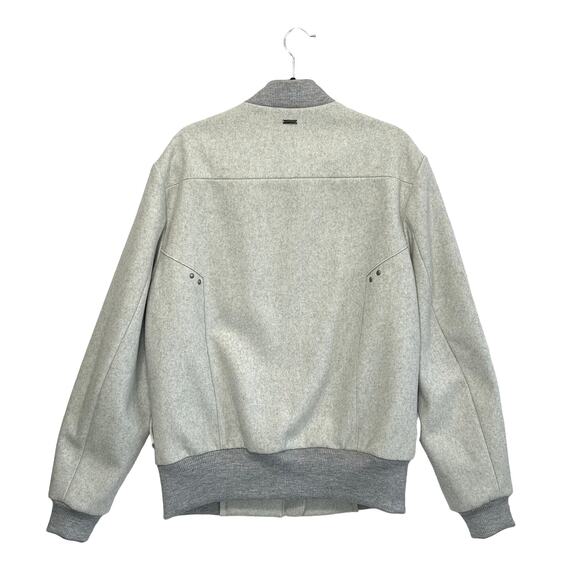 Adidas SLVR Wool Blend Full Zip Jacket Men's Sz XL Gray Streetwear Rare Sporty - Picture 2 of 8